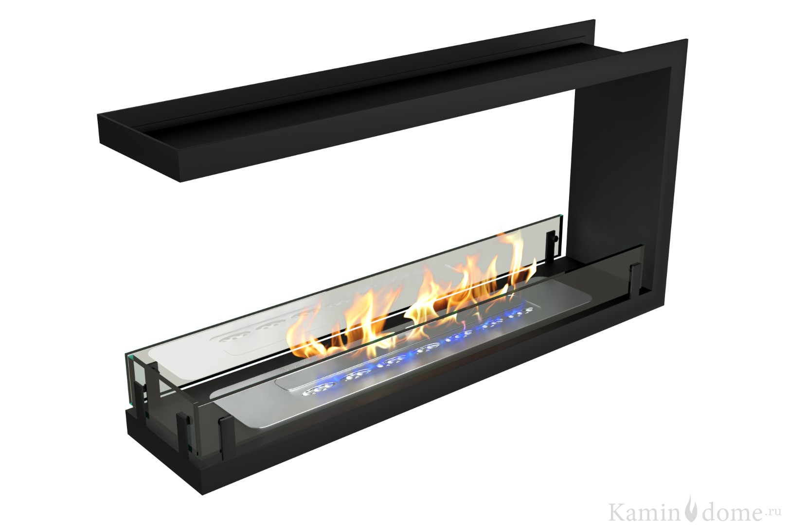 Биокамин Contour торцевой сквозной 900 от Estetic Flame